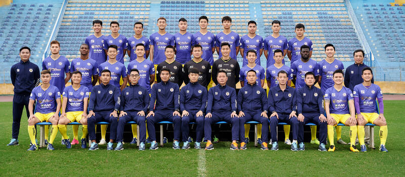 Cầu thủ thi đấu với màu áo Hà Nội FC