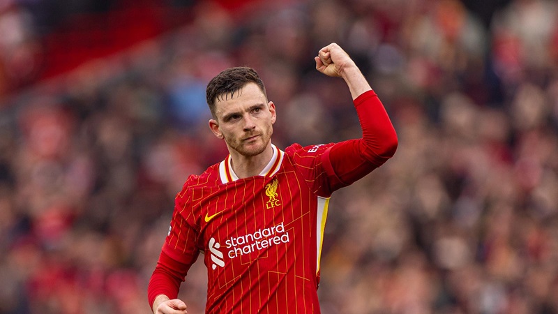 Cầu thủ người Scotland nhanh chóng khẳng định vị thế trong màu áo Liverpool